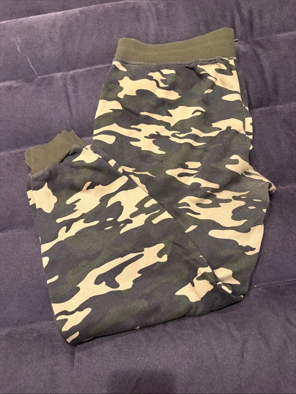True Religion Men's Camo Jogger Pants - Olive & Tan